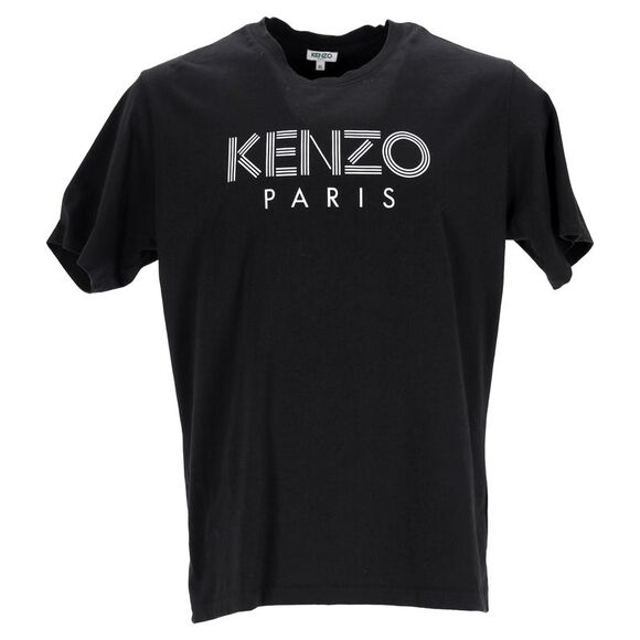Kenzo Logo T-Shirt in Black Cotton